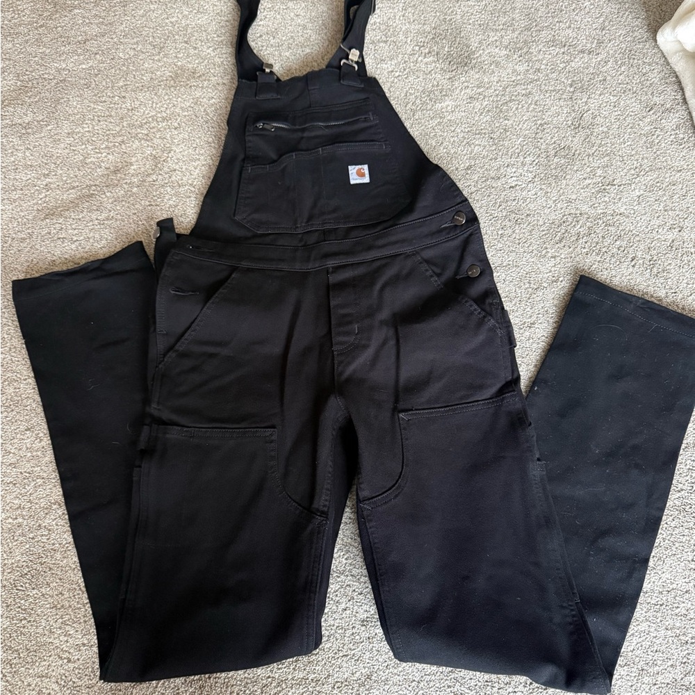 Carhartt Women’s Crawford Double Front Bib Overalls- size Xsmall Tall
